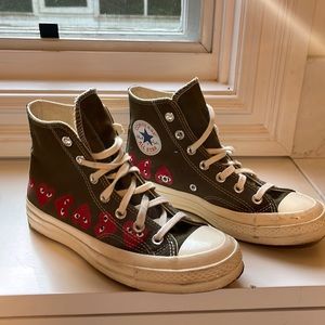 Converse come de garçon women’s 7 worn once